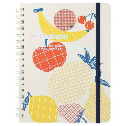 【1000円以上お買い上げで送料無料♪】ロルバーン ポケット付メモ クッブル L クリーム カスタム リングノート 5mm方眼 ポケット付 かわいい デルフォニックス - メール便発送