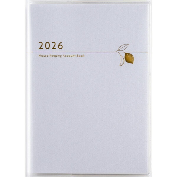 【送料無料】高橋書店 2026年 手帳・ダイアリー (33) Petit Kakeibo (プチ家計簿) A6 ホワイト 見開き1週間 - メール便発送