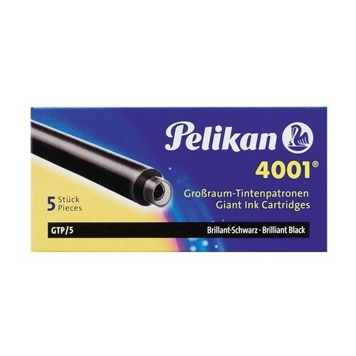 【1000円以上お買い上げで送料無料♪】Pelikan ペリカン インクカートリッジ GTP/5 ブラック - メール便発送