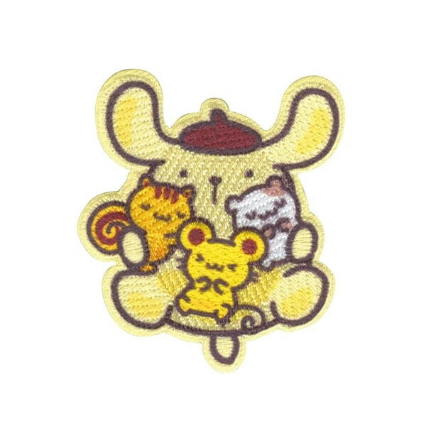 【1000円以上お買い上げで送料無料♪】パイオニア サンリオ アイロン・シール両用接着ワッペン ポムポムプリン - メール便発送