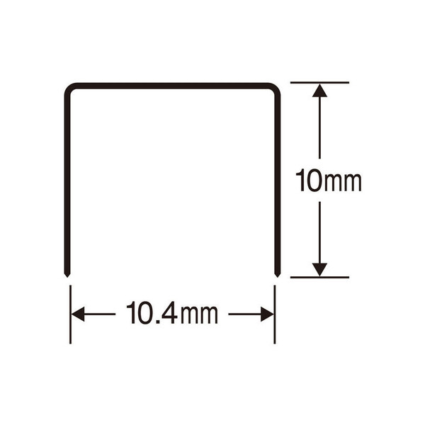 【送料無料】マックス ホッチキス針 バイモ80専用 No.11-10mm 5個セット - メール...