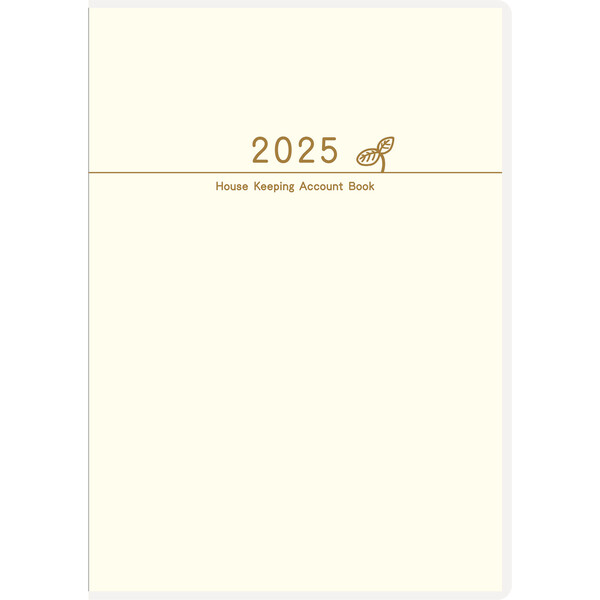 【送料無料】高橋書店 2025年 手帳・ダイアリー No.33 Petit Kakeibo プチ家計簿 見開き1週間 A6 ホワイト - メール便発送