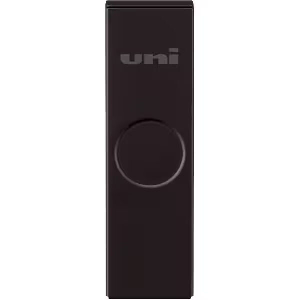 【送料無料】限定 シャープ替芯 uni ユニ 0.5mm HB 40本 メタルケース マットブラック ステンレス製 折れにくい 濃い 三菱鉛筆 - メール便発送