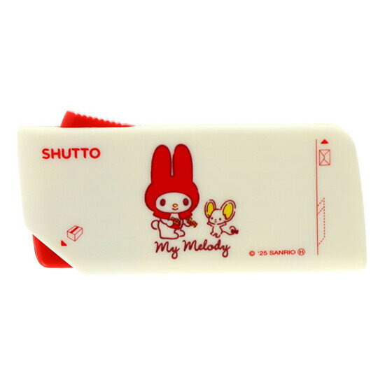 【送料無料】マイメロディ 開梱カッター&レターオープナー SHUTTO シュット 2WAY 宅配物 郵便物 ダンボール 封筒 大人かわいい - メール便発送 2