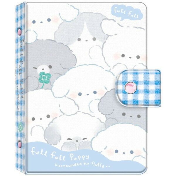 Rakuten - 【1000円以上お買い上げで送料無料♪】マイシールバインダー フルフルパピー シート10枚入 うさぎ コレクション かわいい クーリア - メール便発送