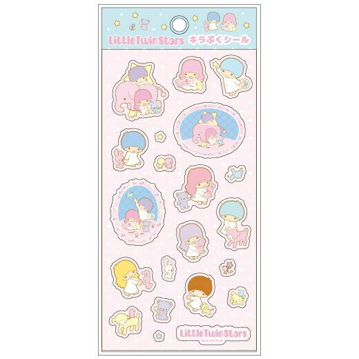 【1000円以上お買い上げで送料無料♪】リトルツインスターズ キラぷくシール おともだち 友達 キキララ ホログラム キラキラ かわいい NIC - メール便発送