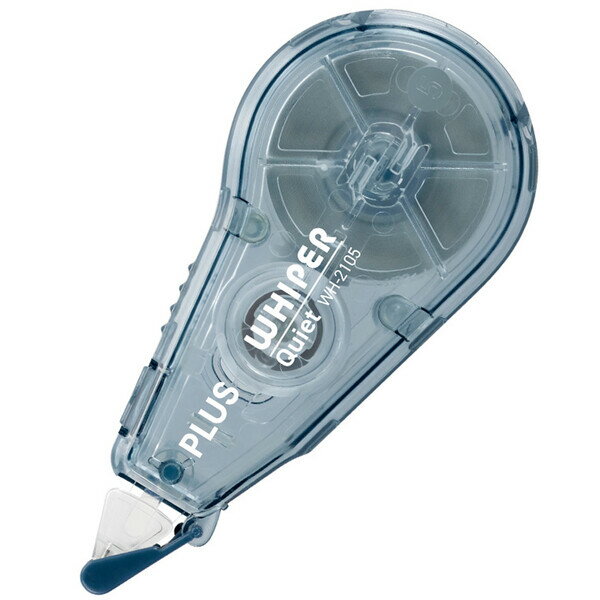 【1000円以上お買い上げで送料無料♪】修正テープ ホワイパー クワイエット 本体 ネイビー 幅5mm 12m巻 静音 交換式 逆引き コンパクト エコ プラス - メール便発送