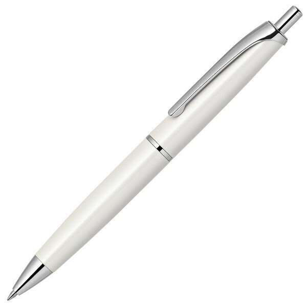 Rakuten - 【送料無料】フィラーレ ノック式ボールペン 0.7mm ホワイト エマルジョンインク 油性 高級感 シンプル ギフト ゼブラ - メール便発送