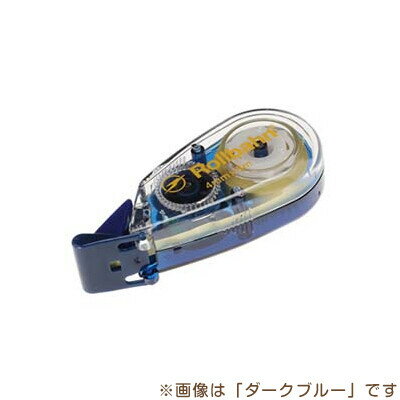 【1000円以上お買い上げで送料無料♪】ロルバーン専用 クリーム色 修正テープ スカイブルー 幅4mm×6m巻 使い切りタイプ コンパクト デルフォニックス - メール便発送 2