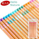 【1000円以上お買い上げで送料無料♪】名入れ 鉛筆 NEW トンボ鉛筆 ハローネイチャー かきかた鉛筆 B/2B/4B/6B 動物柄 小学校 男の子 女の子 ...