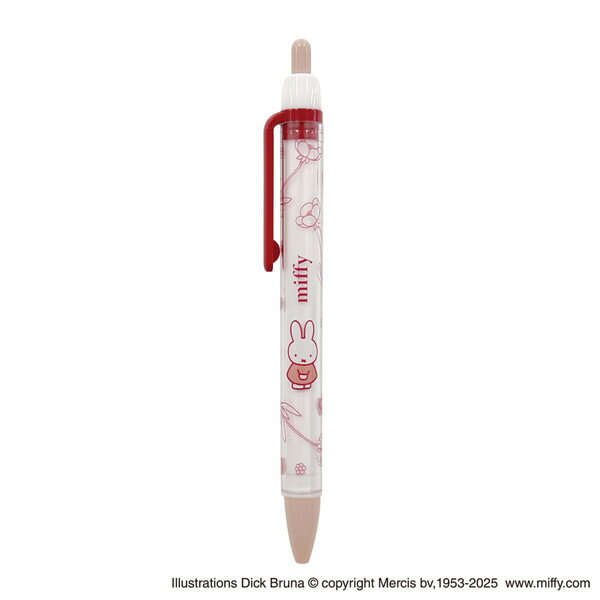 Rakuten - 【1000円以上お買い上げで送料無料♪】ビーエスエス miffy ミッフィー フローラ&スイーツ シリーズ ボールペン 0.7mm A柄 - メール便発送