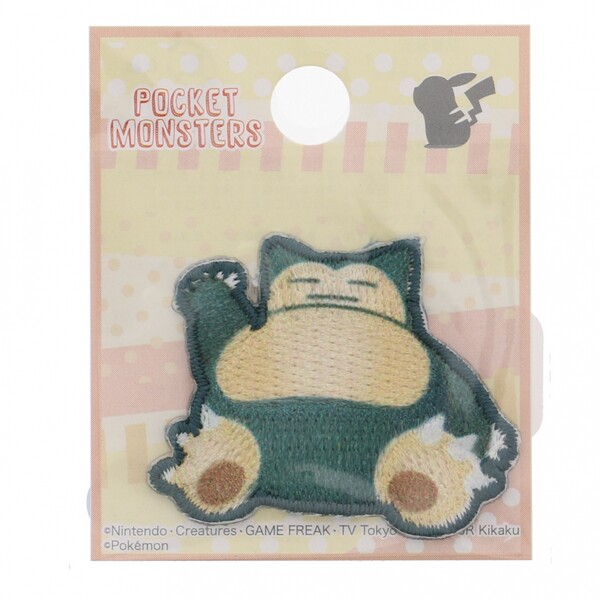 Rakuten - 【1000円以上お買い上げで送料無料♪】稲垣服飾 ポケットモンスター シールワッペン カビゴン - メール便発送