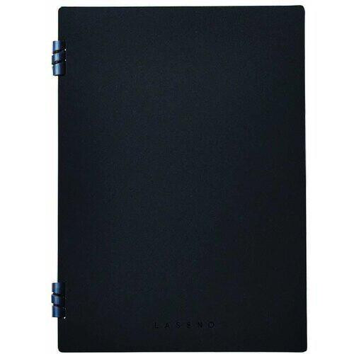 【1000円以上お買い上げで送料無料♪】キングジム リングノート ラセーノ B5サイズ ブラック 9065-BK やわらか らせんリング 使いやすい - メール便発送