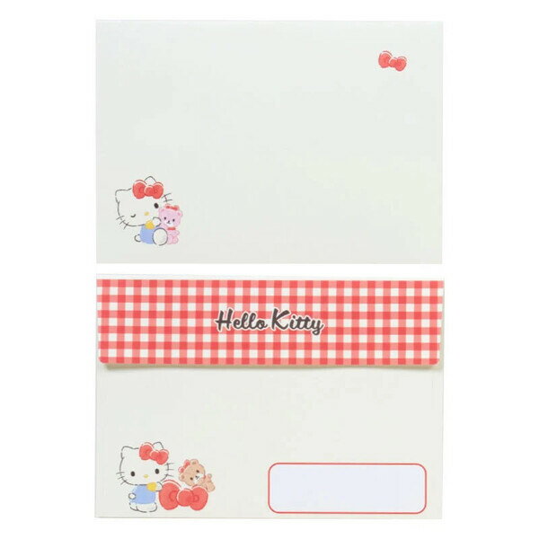【1000円以上お買い上げで送料無料♪】ハローキティ キャラクター形レターセット ダ...