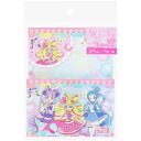 【1000円以上お買い上げで送料無料♪】キミとアイドルプリキュア レターセット 便箋 封筒 各2柄 手紙 知育 TVアニメ 女の子 人気 かわいい 日本製 サンスター文具 - メール便発送