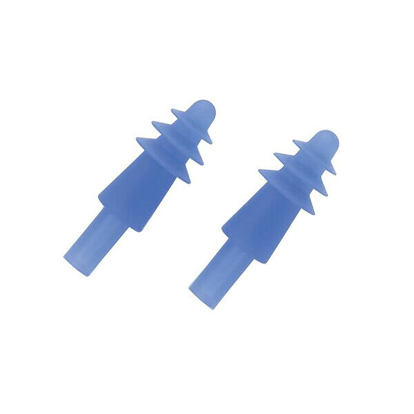 Clips クリップスの【1000円以上お買い上げで送料無料♪】スワンズ 抗菌シリコン耳せん ブルー 大人用 耳栓 スイミング ジム プール 水泳 習い事 専用ケース付き - メール便発送｜アングル2