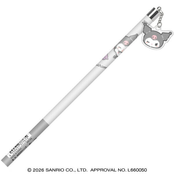 Rakuten - 【1000円以上お買い上げで送料無料♪】クロミ アクリルチャーム付 鉛筆 2B ぷっくり 樹脂盛り 卒園 入学 プチギフト かわいい サンリオ クラックス - メール便発送