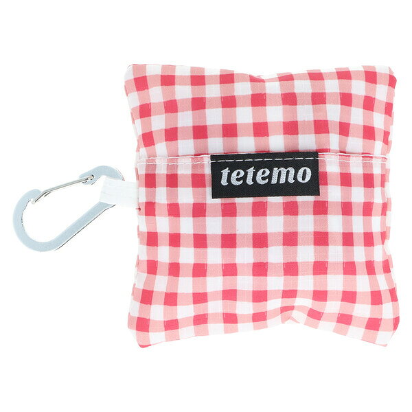 【送料無料】ハローキティ エコバッグ tetemo テテモ ポーチ付 ギンガムチェック ...