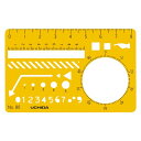【1000円以上お買い上げで送料無料♪】内田洋行 テンプレート No.80 カードサイズ 1-843-0080 - メール便発送