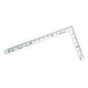 【送料無料】シンワ 小型曲尺 五寸法師 ステン 15×7.5cm 表裏同目 - メール便発送