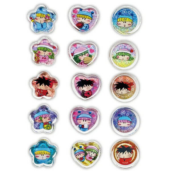 【1000円以上お買い上げで送料無料♪】ミルモでポン! クリスタルシール ぷっくり キラキラ ハート 星 ラメ入 人気 漫画 アニメ 妖精 かわいい NIC - メール便発送