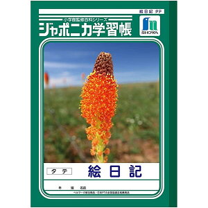 【1000円以上お買い上げで送料無料♪】ショウワノート ジャポニカ学習帳 絵日記 タテ 10行 JL-46 - メール便発送