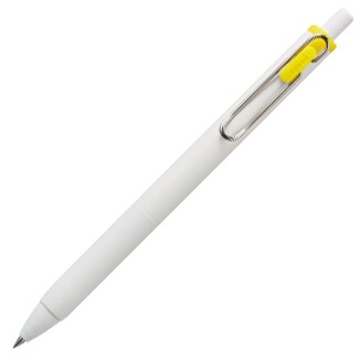 【1000円以上お買い上げで送料無料♪】ゲルインクボールペン uni-ball one ユニボール ワン 0.38mm イエロー ノック式 速乾 高発色 勉強 受験 三菱鉛筆 - メール便発送