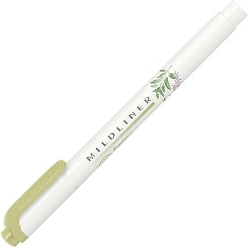 Rakuten - 【1000円以上お買い上げで送料無料♪】限定 香りつき マイルドライナー フレグランス オリーブ グリーンの香り 水性マーカー ツイン 太/細 ゼブラ - メール便発送