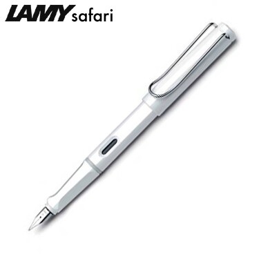 ラミー（LAMY） 【送料無料】LAMY ラミー サファリ ホワイト 万年筆 EF - メール便発送