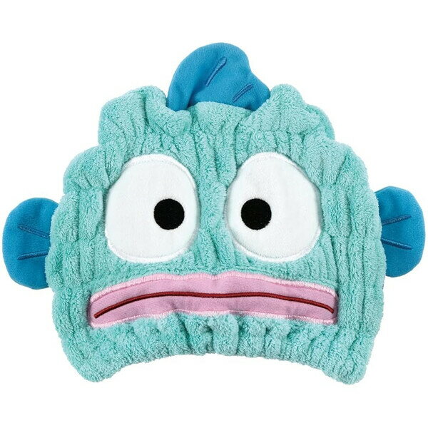 【送料無料】ハンギョドン 吸水速乾 タオルキャップ マイクロファイバー生地 お風呂 プール 海水浴 ドライヤー時短 かわいい - メール便発送