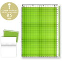 【1000円以上お買い上げで送料無料♪】共栄プラスチック カラー方眼 下敷 B5 グリーン CPK-B5-G - メール便発送