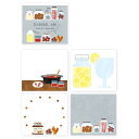 【1000円以上お買い上げで送料無料♪】表現社 福岡麻利子 ブロックメモ SEASONAL JAR - メール便発送
