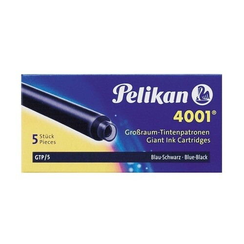 【1000円以上お買い上げで送料無料♪】Pelikan ペリカン カートリッジインク GTP/5 ブルーブラック - メール便発送 1