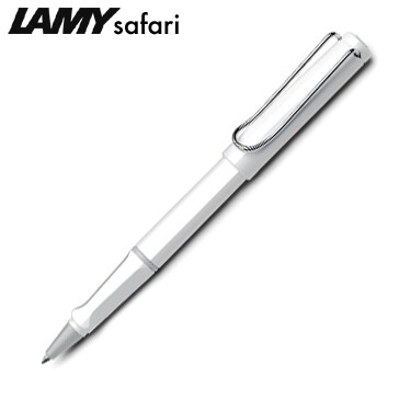 【送料無料】LAMY ラミー サファリ ホワイト ローラーボール - メール便発送
