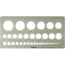 【送料無料】ドラパス テンプレート E101N 円定規 大 - メール便発送
