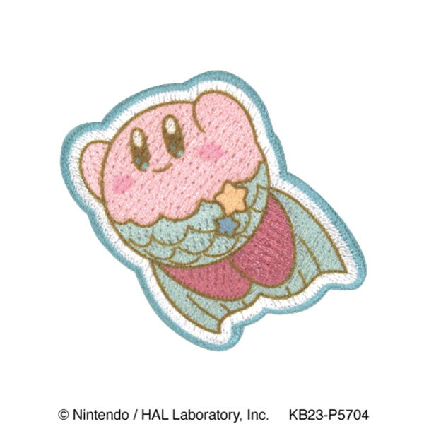 【1000円以上お買い上げで送料無料♪】星のカービィ ワッペン Horoscope Collection うお座 シール・アイロン両用 ホロスコープ 通園グッズ 目印 パイオニア - メール便発送