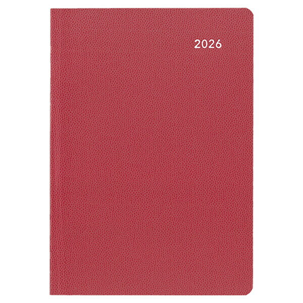 【送料無料】ダイゴー 2026年 手帳・ダイアリー 3月始まりMILL B6 1週間+方眼 レッド - メール便発送