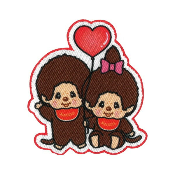 【1000円以上お買い上げで送料無料♪】パイオニア ワッペン Monchhichi モンチッチ 2柄 - メール便発送