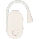 【送料無料】クリップオンブックライト ホワイト USB充電 無段階調光 角度調節 卓上 読書 勉強 手芸 コンパクト 日販 - メール便発送