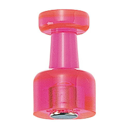 【1000円以上お買い上げで送料無料♪】ベロス マグネットピン ダルママグタッチ 4個入り クリアピンク TD-108CP 強力磁石 - メール便発送