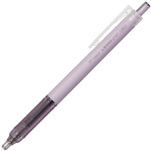 Rakuten - 【1000円以上お買い上げで送料無料♪】水性ゲルボールペン MONO graph Lite モノグラフライト 0.5mm 極細 パープル 黒インク 速乾 パック仕様 トンボ鉛筆 - メール便発送