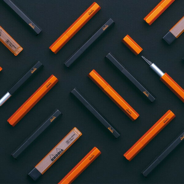 【1000円以上お買い上げで送料無料♪】RHODIA ロディア スクリプト メカニカルペンシル 替芯 B 0.5mm 20本入 ケース入 シャープペン リフィル シンプル - メール便発送