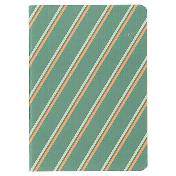 Rakuten - 【1000円以上お買い上げで送料無料♪】ダイゴー 2026年 手帳・ダイアリー 3月始まりMILL A6 1ヶ月ブロック グリーン - メール便発送