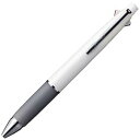 【送料無料】限定 ジェットストリーム 多機能ペン 4&1 0.5mm ホワイト ガジェットに合うステーショナリー第二弾 油性ボールペン+シャープ - メール便発...