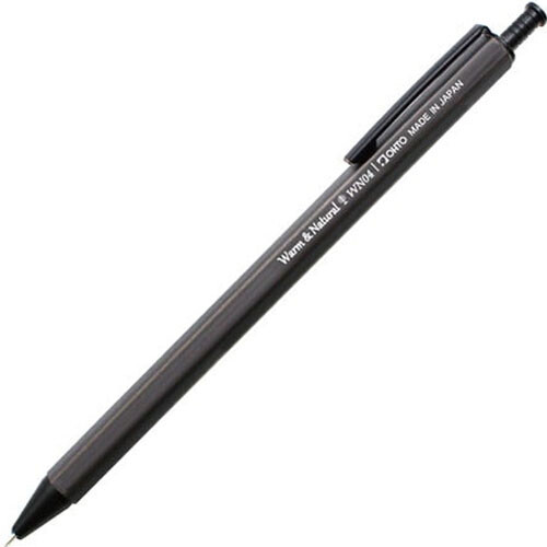 Other - 【送料無料】木軸ボールペン 0.4mm ブラック 天然木 六角軸 ゲルインク 速乾 ニードルポイント スリム オート - メール便発送