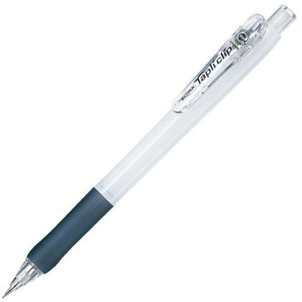 樂天商城 - 【1000円以上お買い上げで送料無料♪】シャープペン タプリクリップ 0.5mm 白 バインダークリップ付 携帯 ゼブラ - メール便発送