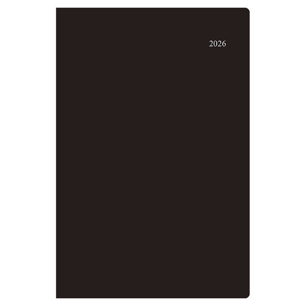 商品名ダイゴー 2026年 手帳・ダイアリー 4月始まり Appoint B6 1ヶ月ブロック&チャート ブラック説明1ヶ月の予定を見ながらプロジェクトの進捗管理ができる!同じページで月間ブロックとプロジェクトを並べて見ることができ、短期プロジェクトにおすすめのレイアウトです。5プロジェクトを午前・午後、自社・外注先などに分けたり、10プロジェクト分として記録することもできます。●プロジェクトを作業・項目ごとに記入することができます。各工程の期間や進捗が把握しやすく、工程管理や生産管理に向いています。●こんな管理におすすめ:製造業・イベント業・制作会社工程管理・営業の物件別管理・秘書業務・資格取得勉強の進捗管理・就職活動・受験勉強・部活動のトレーニング管理・通院予定の管理・結婚式・出産準備など【サイズ】303×213×14mm【重量】746g【表紙素材】VP【ページ数】64ページ【レイアウト】1ヶ月ブロック&チャート マンスリー 月間 ガントチャート【掲載期間(月間ページ)】2026年4月〜2027年3月【掲載期間(週間ページ)】【始まり曜日】月曜日【始まり月】4月【六曜】無【付録】地下鉄路線図・近郊路線図・年齢早見表品番E1155この商品について 必ずご確認ください配送についてメール便での配送になります。→ご利用の際は必ずお読みください 送料について ご注文合計額が￥1000 (税込)以上で、全国一律『送料無料』です。 →詳細はこちら返品→返品・交換・キャンセルについて※メール便は、日時指定、代金引換、ギフトラッピング・熨斗サービスに対応しておりません。