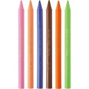 【1000円以上お買い上げで送料無料♪】サクラクレパス 色鉛筆 クーピー ペンシル 6本 セット 桃色 薄橙 紫 茶色 橙 黄緑 各1本 Bセット - メール便...