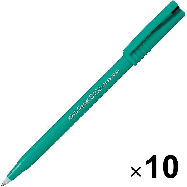 【送料無料】ぺんてる 水性ボールペン ボールPentel 細字 黒 10個セット - メール便発送のサムネイル