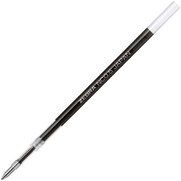 【1000円以上お買い上げで送料無料♪】ゼブラ エマルジョンボールペン替芯 ブレン用 油性 0.5mm 黒 RNC5-BK - メール便発送